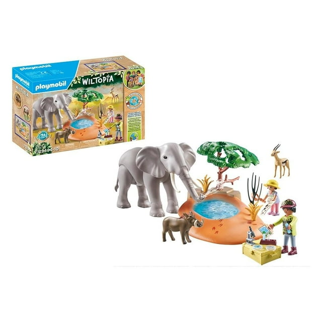 Set de Juego Playmobil Wiltopia Elefante en la charca 35 Piezas