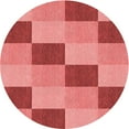 thumbnail image 1 of Ahgly Company Machine Washable Indoor Round Transitional Red Area Rugs, 5' Round, 1 of 7
