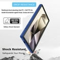thumbnail image 4 of Tiflook For Samsung Galaxy S24 Ultra Case, Full Body Shockproof Slim Fit Bumper Protective Phone Cover for Galaxy S24 Ultra 5G 2024 Men Women-Blue/Clear, 4 of 7