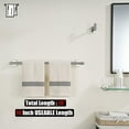 thumbnail image 3 of Double Towel Bar Matte Stainless Steel Bath Towel Rack for Bathroom Towel Holder Wall Mount Total Length TBLPB, 3 of 9
