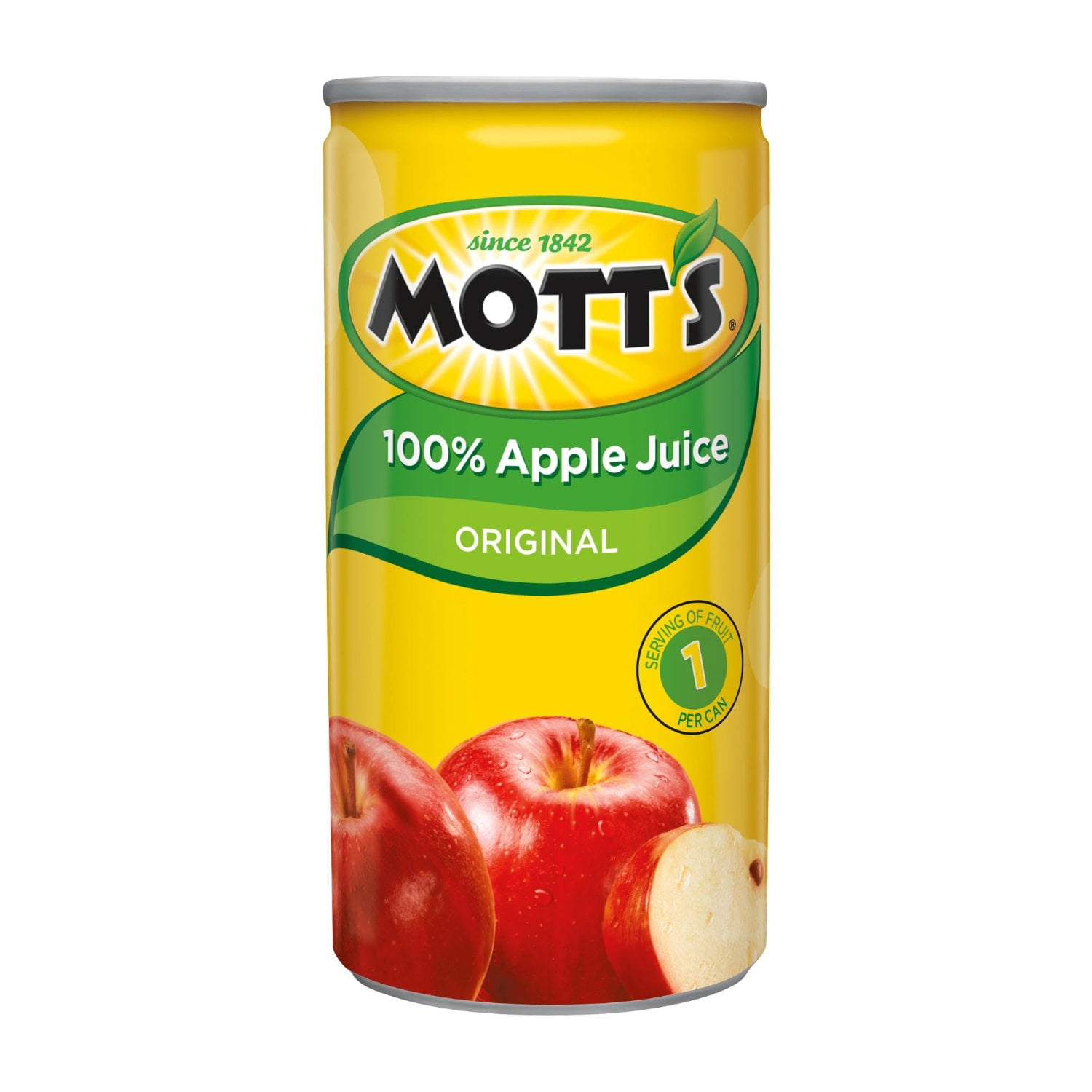 (4 Pack) Mott�s 100 Apple Juice, 5.5 Ounce Cans, 6 Count