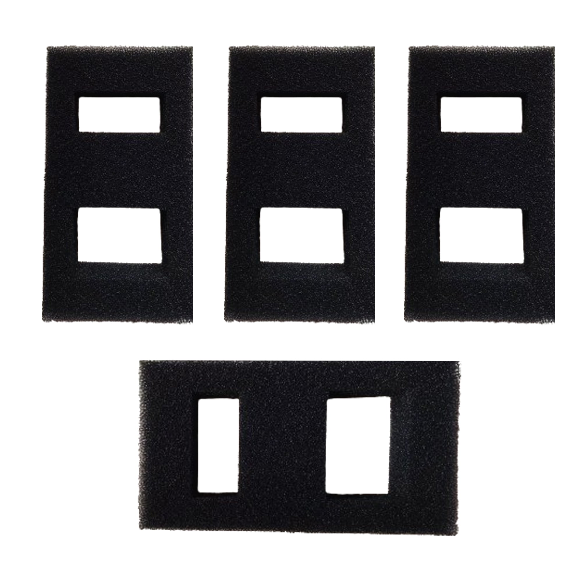 Qzbhct 6 Pcs Foam Filter Pads for Fluval SPEC Aquarium Bio Sponge Replacement Fish Tank Aquarium