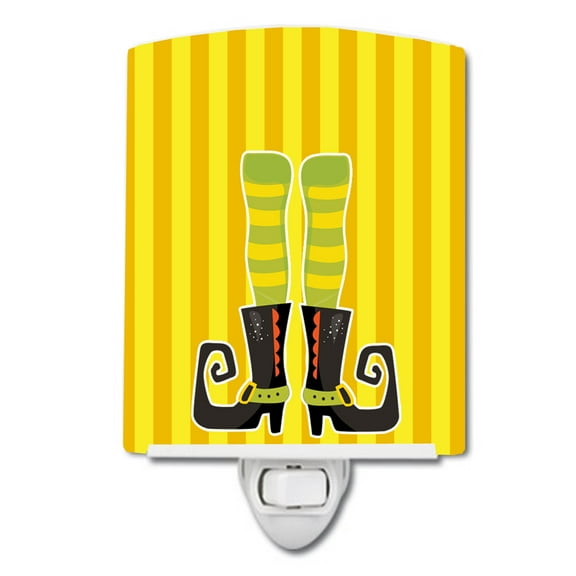 Halloween Witch's Legs #2 Ceramic Night Light