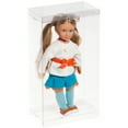 thumbnail image 2 of DollSafe Clear Folding Display Box for 5-6 inch Dolls and Action Figures, 4" W x 2.25" D x 6.5" H, 2 of 3