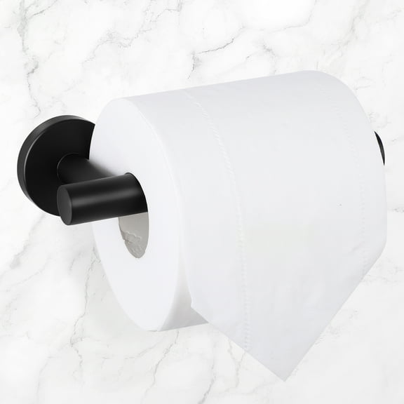 Uxcell Toilet Paper Holder Toilet Tissue Holder for Bathroom Stainless Steel Matte Black