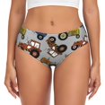 thumbnail image 1 of Balery Color Tractor Ropa Interior de Algodón para Mujer con Dibujo – Braguitas Cómodas y Elásticas, Estilo Clásico-4X-Large, 1 of 6