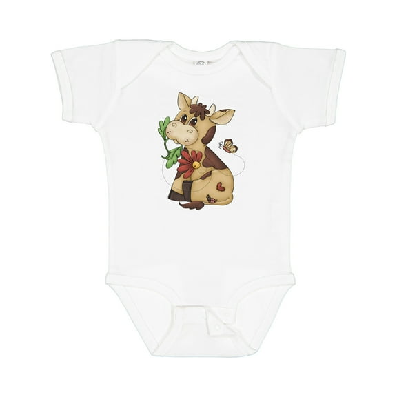 Inktastic Corky Cow Boys Baby Bodysuit