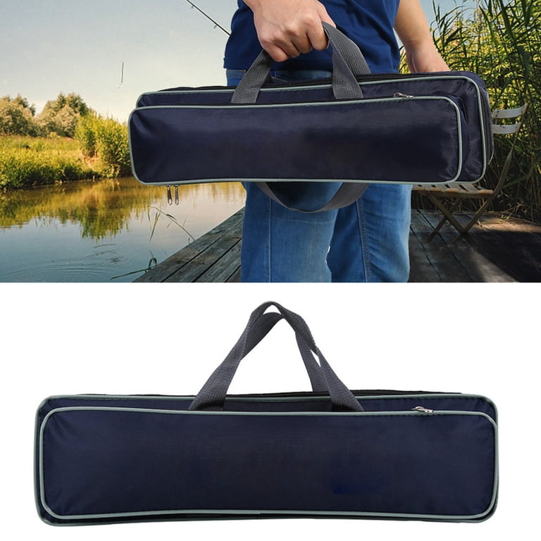 fabric tackle box Eotvia Durable Oxford Fabric Fishing Tackle Box & Bait Storage with 1 Tray,  1 Compartment