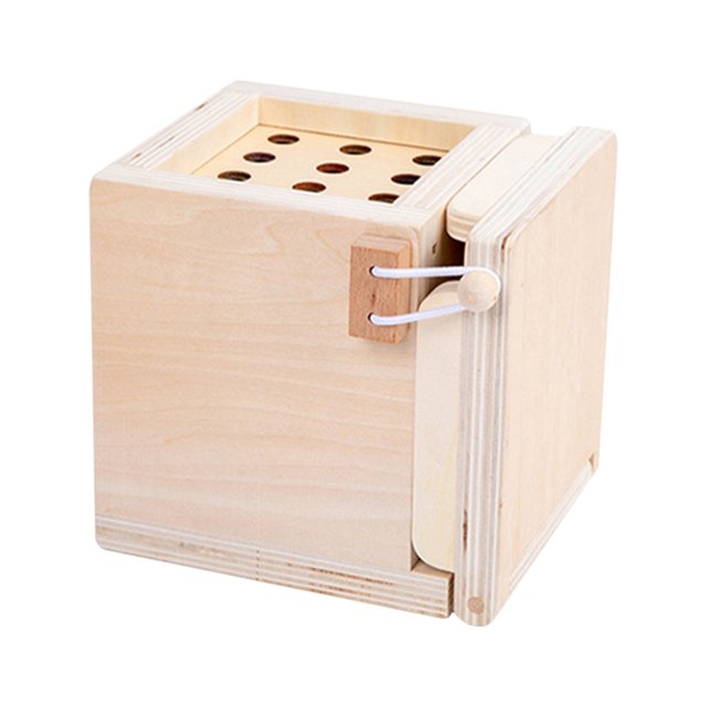 Juguete De Madera Montessori Juguetes de bolos Basswood Plywood Stick Toys Fadeless Durable Portable Festival Gift Likrtyny libre de BPA