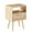 Natural, variant on HQZX Rattan Nightstand with 1 Drawer and Solid Wood Leg,Side Table for Bedroom,Natural,Adult,22in H