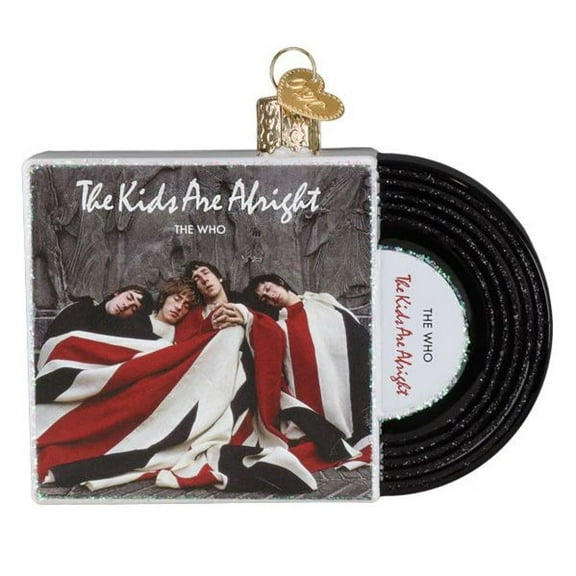 Old World Christmas Blown Glass Ornament for Christmas Tree, The Kids are Alright Album