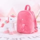 thumbnail image 4 of Mochila de peluche con unicornios para niños pequeños color blanco 9.5 pulgadas Lazada, 4 of 9
