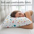 thumbnail image 5 of Colorful Polka Dot Toddler Pillow Covers 16x24 Inch, Rainbow Point Vibrant Decorative Pillowcase with Zipper, Microfiber Pillow Protector, Breathable Throw Pillowcases for Sofa Bed Living Room, 5 of 9