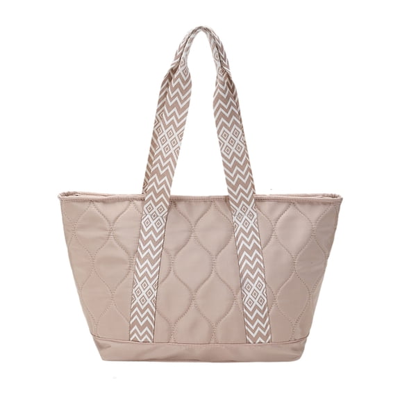 CHUMUD Women's Quilted Tote Bag - Soft Structured Shoulder Bag with Handles, Perfect for Office & Errands