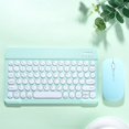 thumbnail image 1 of y ratón Juego recargable inalámbrico Bluetooth de 10 pulgada para para para 8TH para 9 - verde Macarena Teclado Bluetooth, 1 of 8