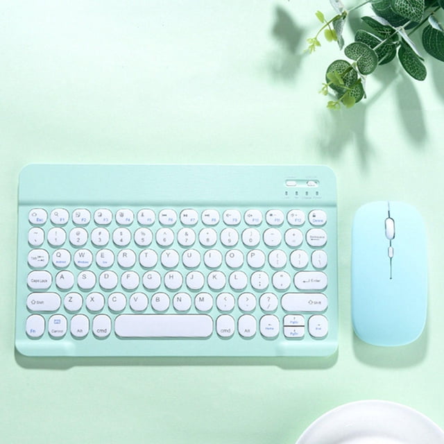 y ratón Juego recargable inalámbrico Bluetooth de 10 pulgada para para para 8TH para 9 - verde Macarena Teclado Bluetooth
