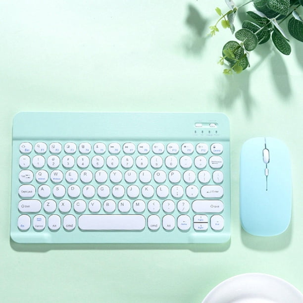 y ratón Juego recargable inalámbrico Bluetooth de 10 pulgada para para para 8TH para 9 - verde Macarena Teclado Bluetooth