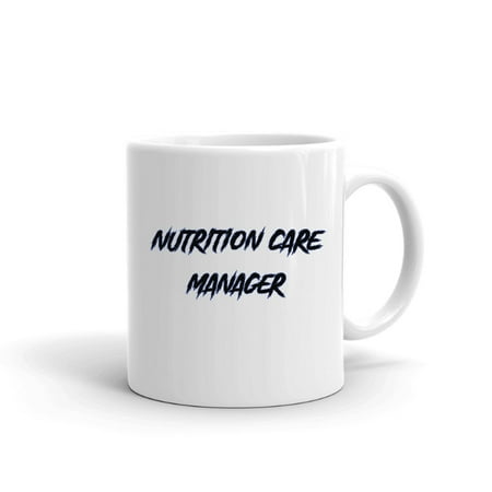 

Nutrition Care Manager Slasher Style Ceramic Dishwasher And Microwave Safe Mug By Undefined Gifts