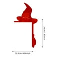 thumbnail image 2 of Halloween Door Corner Sign Ornament Halloween Sign Acrylic Home Door Corner Decoration, 2 of 4