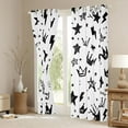 thumbnail image 3 of Feelyou Princess Crown Curtains Pack of 2 (42x84 Each), Stars Lightning Curtains Blackout, 3 of 6