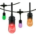 thumbnail image 3 of Enbrighten Seasons LED Color-Changing Café Lights, 36ft. 18 Bulbs, 3 of 6