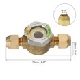 thumbnail image 2 of Unique Bargains Sight Glass, 2Pcs 1/4 x 1/4 SAE Universal Liquid Moisture Indicator, 2 of 5