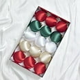 thumbnail image 2 of 15 Pcs Satin Christmas Balls 3.15 Inch Luxury Christmas Tree Ball Ornaments Satin Plastic Xmas Decorative for DIY Xmas Holiday Party Indoor Decorations  ﻿, 2 of 8