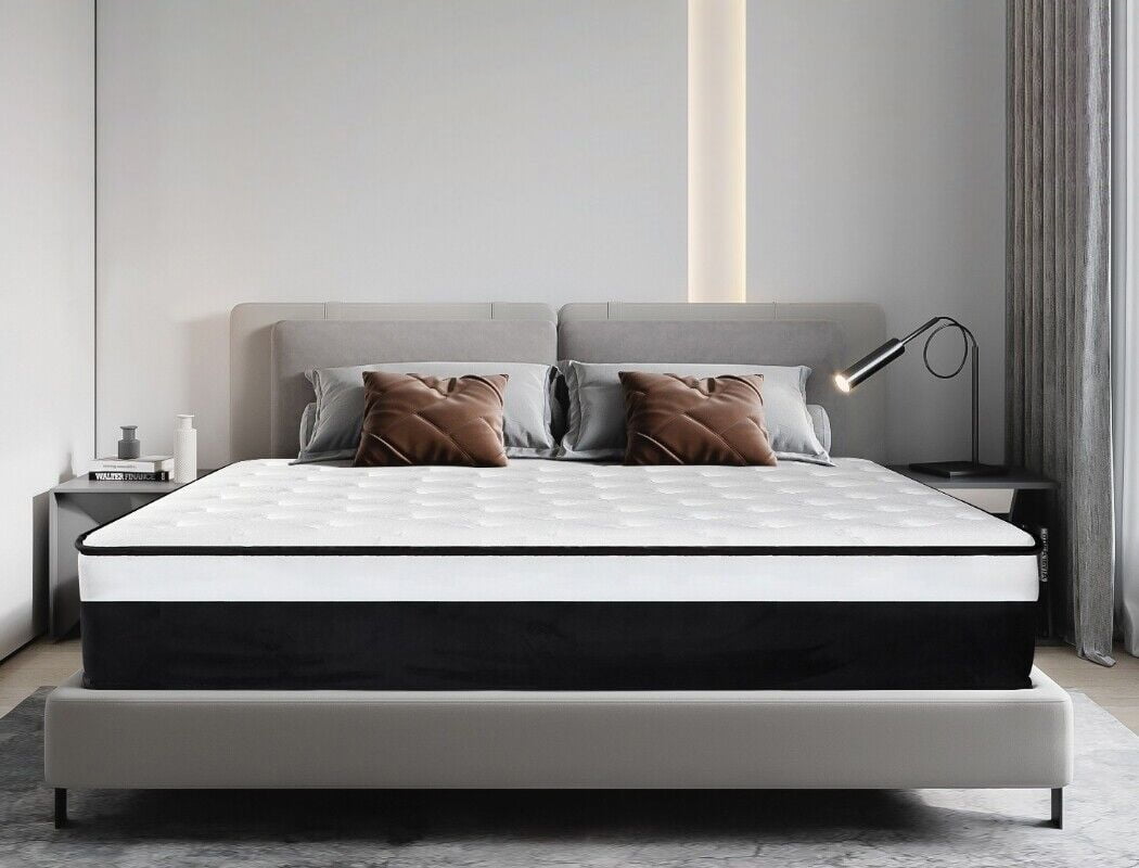 lemontalking 12" Gel Memory Foam Spring Hybrid Mattress in a Box,Twin Mattress