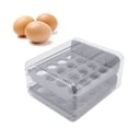 thumbnail image 2 of Bandeja para huevos, cajón para huevos, caja de almacenamiento para huevos de doble capa, contenedor para almacenamiento de huevos, el mejor de su clase, 2 of 8