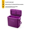 thumbnail image 2 of RTIC Road Trip 16 Qt Hard-Sided Cooler, Fits 20 Cans, Berry Jam, 2 of 8