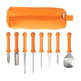 thumbnail image 2 of GUOOL 8 Pieces Pumpkin Carving Kit with Storage Bag Heavy Duty Professional Carver Set, 2 of 9