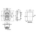 thumbnail image 3 of 3 Pin On/Off LED Switch IEC320 Bartop Switch Interruptor Conector Maquina Arcade Game Accessory, 3 of 7