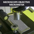 thumbnail image 2 of Microscopes Stage Micrometers Calibration Slide 0.01mm Multifunctional Reticle Calibrating Ruler, 2 of 8