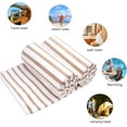 thumbnail image 3 of 2-Pieces Bath Towel Set For Bathroom,Stripe Pattern,Soft And Ultra Absorbent, 30"x60", 3 of 4