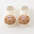 thumbnail image 2 of Dongfang Baby Low Cut Socks Funny Chocolate Cookie Pattern Embroidered Eyes Ankle Socks For Crawling Comfy Toddler Socks, 2 of 3