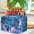 thumbnail image 3 of HELLHERO Butterfly Print Bread Machine Cover 2 Slice Dustproof, Anti Scratches and Stain Toaster Cover, Easy to Clean Small Appliance Covers for Kitchen Decor, 3 of 8