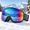 Brown / Green - Vlt 12.2%, variant on Brown / Green - Vlt 12.2% Low Bridge Fit Sport Goggles with Anti-Fog Double Lens UV400 Protection