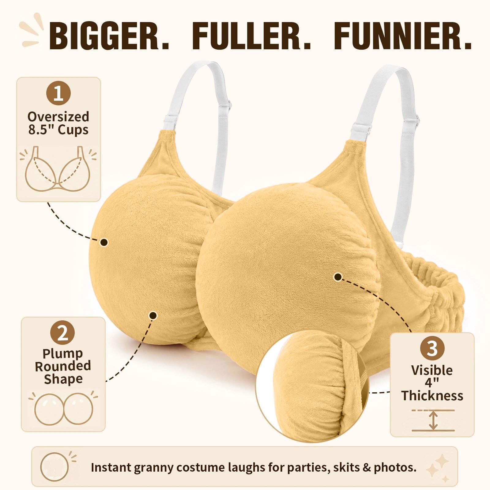 Beige costume accessory with padded design