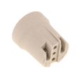 thumbnail image 2 of E27 Base Ceramic Lamp Holder Socket Cap E27 Ceramic Lamp Holder for Halogen Light Bulb Down Light, 2 of 7