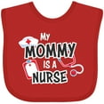 thumbnail image 3 of Inktastic My Mommy is a Nurse Boys or Girls Baby Bib, 3 of 4