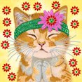 thumbnail image 1 of Taladro de diamante gato divertido 5D DIY pintura decoración parcial en forma especial (YXC374) Hugtrwg Para estrenar, 1 of 9