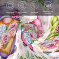 thumbnail image 6 of Spring Gnomes Cloth Napkins, Botanical Flowers Leaf Pink Buffalo Check Washable and Reusable Dinner Napkins Set of 2, Table Napkin for Kitchen Party Birthday Wedding Hotel Housewarming 20"x20", 6 of 9