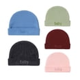 thumbnail image 3 of Gorro de bebé de una sola capa, europeo y americano, para recién nacidos, guantes antiarañazos, funda para pies, gorro para bebé, funda para pies, 3 of 6