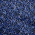 thumbnail image 1 of oneOone Cotton Silk Blue Fabric Abstract Sewing Fabric By The Yard Printed Diy Clothing Sewing Supplies 42 Inch Wide, 1 of 4