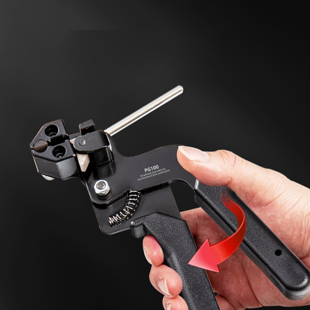 MOMOJIA Zips Cable Tie Pliers Hand Fastening Straps Cutting Wrap Tool for Strong Binding