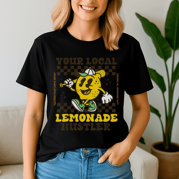 Lemon Stand Funny Lemonade Entrepreneur For Boys Girls Crew Shirt,Summer Beach Tee,Summer Vibes,Summer Girl,Hello Summer,Summer Vacation Tshirt