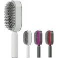 thumbnail image 1 of Peine de pelo con cojín de aire tipo prensa para mujer, cepillo de autolimpieza, cepillo para desenredar, accesorios de estilismo para masaje, 1 of 5