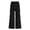1-Black, variant on Girls' School Uniform Pants Wide Leg School Uniform Pants Soft Stretchy with Pockets Loose Long Trousers Back To School Clothes for Girls,Grey1,13-14 Years
