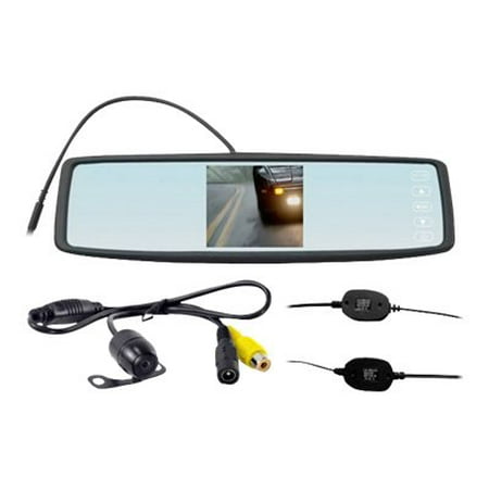 PYLE PLCM4300WIR - Rear view camera with rearview mirror monitor