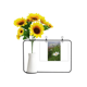 thumbnail image 1 of Tarjeta de bendición de jarrón de girasol artificial Unbranded Tamaño del soporte 25 x 17 cm, 1 of 3